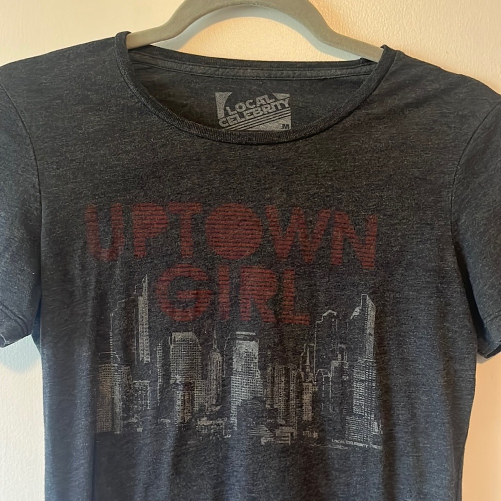Charcoal grey Local Celebrity tee